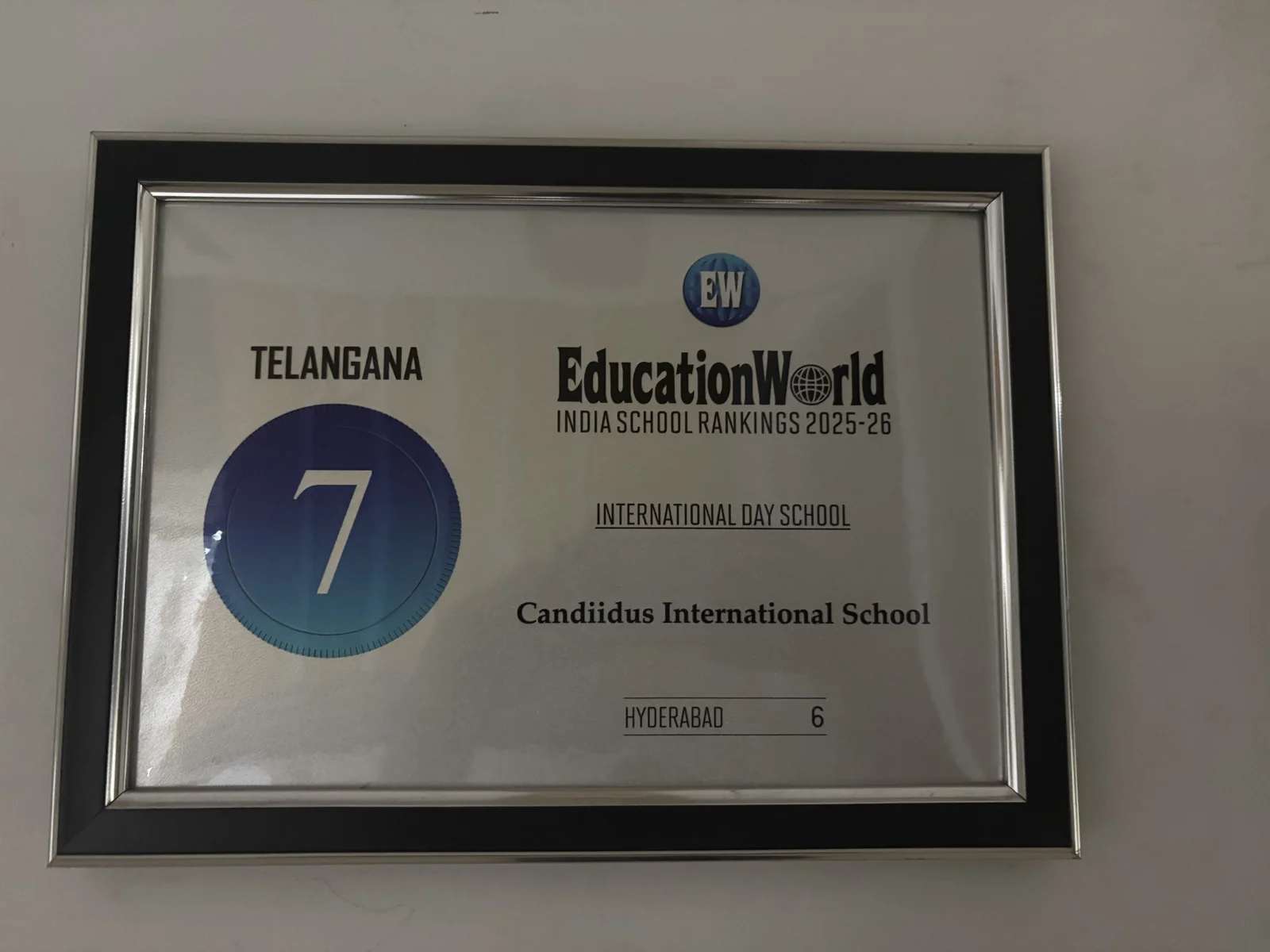 International Day School — Ranked #7 in Telangana, #6 in Hyderabad