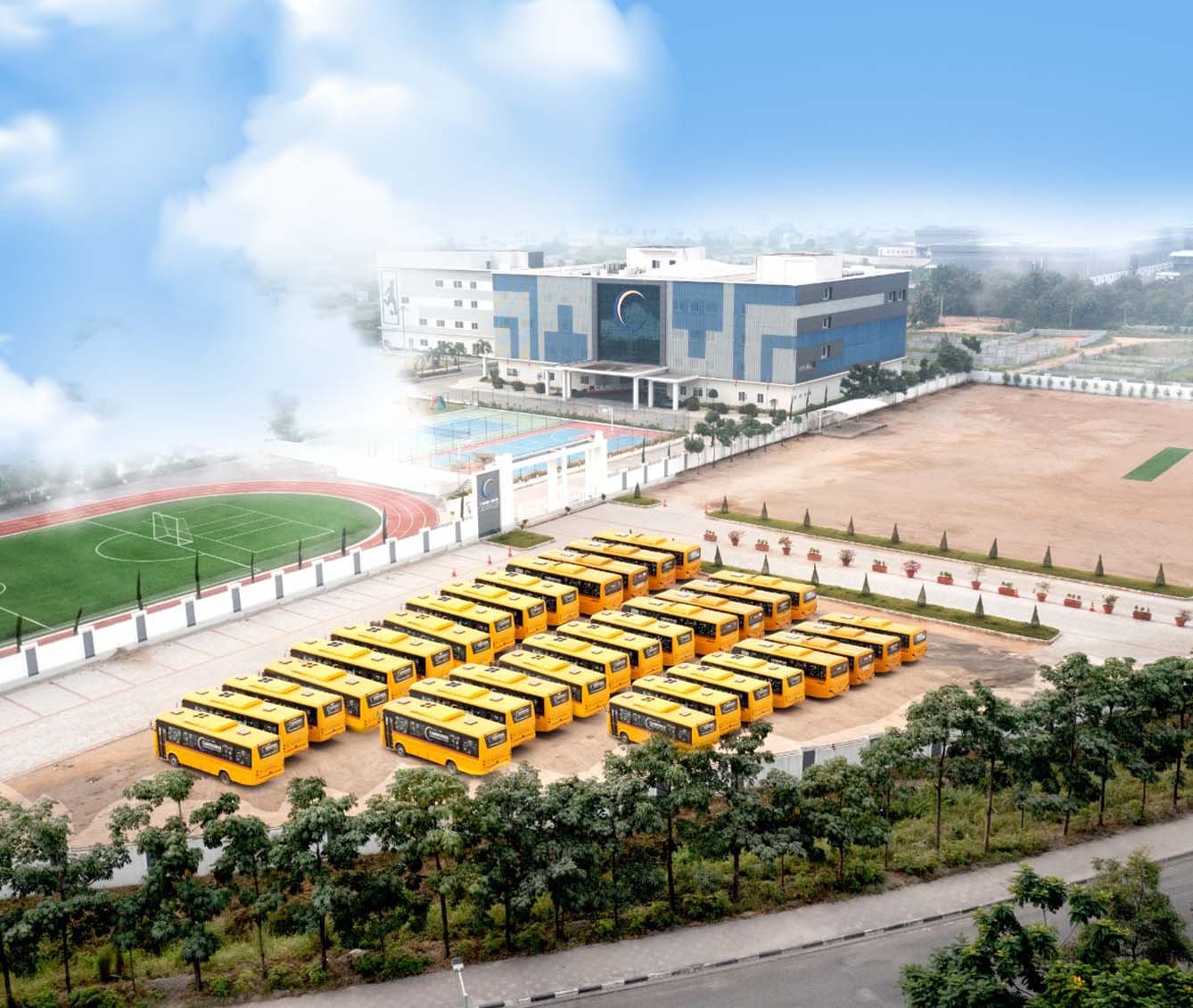 CIS school building and campus